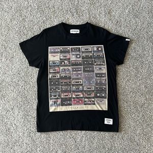 SUPREME BEING / SUPREMEBEING vintage, black cassette tape t-shirt